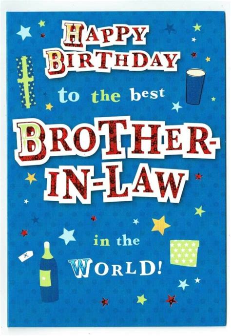 birthday greeting cards for brother in law|More.